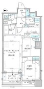 パークタワー勝どき S-1019 間取り図