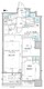 パークタワー勝どき S-1019 間取り図