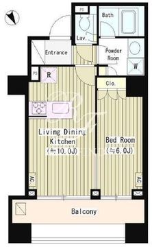 シティカレント南青山 1003 間取り図