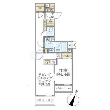ビューテラス茗荷谷 103 間取り図
