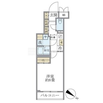 ビューテラス茗荷谷 201 間取り図