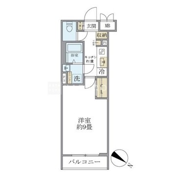 ビューテラス茗荷谷 203 間取り図