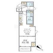 ビューテラス茗荷谷 304 間取り図