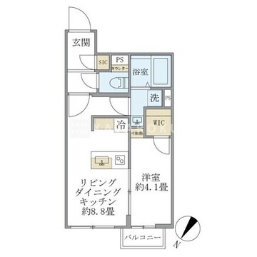 ビューテラス茗荷谷 305 間取り図