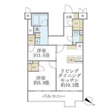 ビューテラス茗荷谷 501 間取り図
