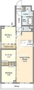 アジールコート練馬中村橋 324 間取り図