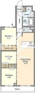 アジールコート練馬中村橋 324 間取り図