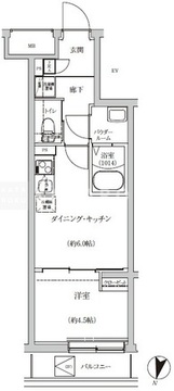 レゴリス池上 202 間取り図