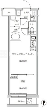 レゴリス池上 305 間取り図