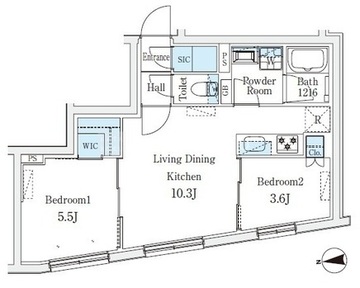 CREATIF桜新町 201 間取り図