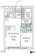 CREATIF桜新町 204 間取り図