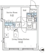 CREATIF桜新町 206 間取り図