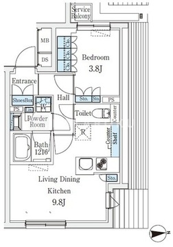 CREATIF桜新町 305 間取り図