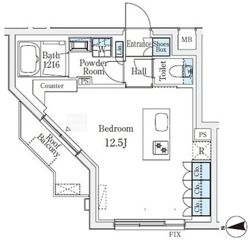 CREATIF桜新町 306 間取り図