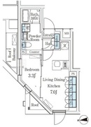 CREATIF桜新町 405 間取り図