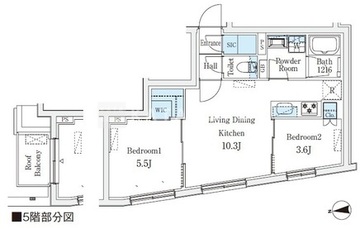 CREATIF桜新町 501 間取り図