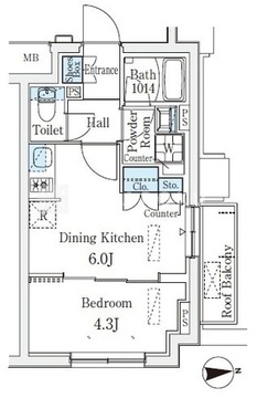 CREATIF桜新町 503 間取り図