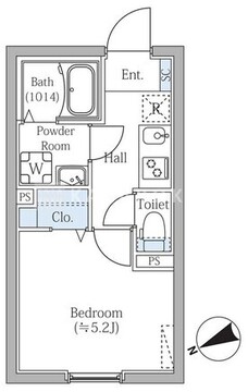 エスジーコート学芸大学 104 間取り図