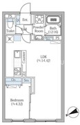 エスジーコート学芸大学 202 間取り図
