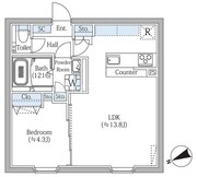 エスジーコート学芸大学 403 間取り図