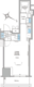 ルフォンプログレ北新宿 908 間取り図