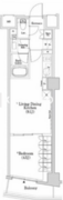ザ・パークハビオSOHO市谷左内町 208 間取り図