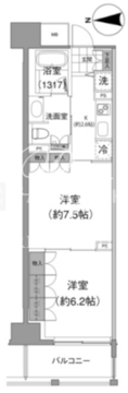 アビティ目黒 214 間取り図