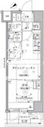 リルシア亀戸 405 間取り図