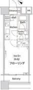 ファーストリアルタワー新宿 1614 間取り図