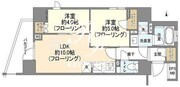オープンレジデンシア上野入谷 1401 間取り図