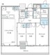 パークタワー西新宿 1802 間取り図