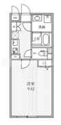 THE PALMS大島 203 間取り図