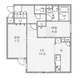 THE PALMS大島 409 間取り図