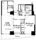 河田町ガーデン 1-1509 間取り図