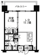レジディア錦糸町 614 間取り図