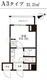 レジディア東品川 602 間取り図