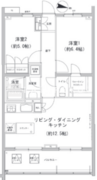 ヒューリックコート雪が谷 515 間取り図