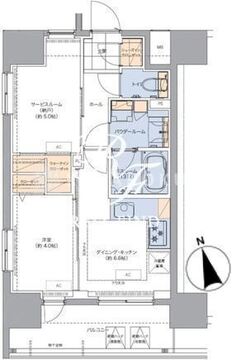 トラディティオ門前仲町 301 間取り図
