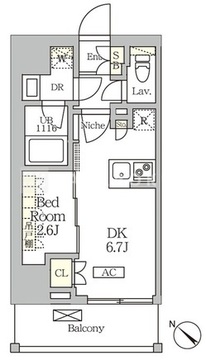 アークマーク大塚 303 間取り図