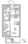 アークマーク大塚 404 間取り図