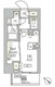 アークマーク大塚 404 間取り図