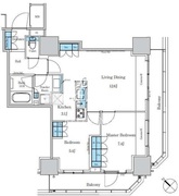 パークアクシス滝野川ラブリーズ 702 間取り図