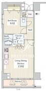 ヒュペリオン東陽町 201 間取り図