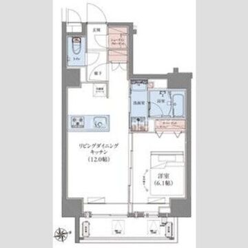 CREATIF蔵前 303 間取り図