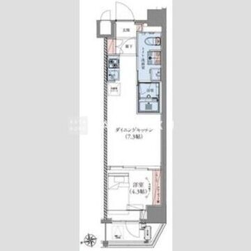 CREATIF蔵前 502 間取り図