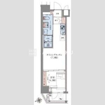 CREATIF蔵前 601 間取り図