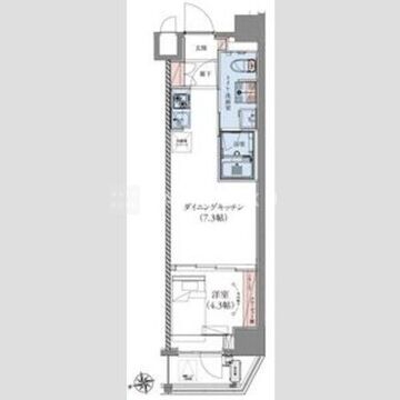 CREATIF蔵前 702 間取り図