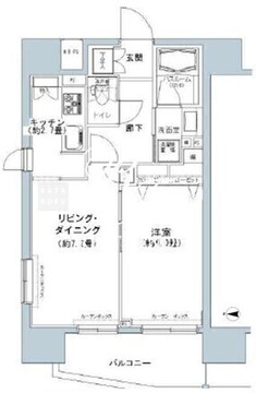 パークキューブ板橋本町 1307 間取り図