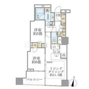 ブリリア二番町 1605 間取り図