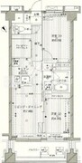 コスモリード西馬込 508 間取り図